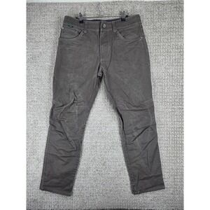 Kuhl Free Rydr Mens Pants 34x32 Dark Khaki Brown Hiking Outdoors